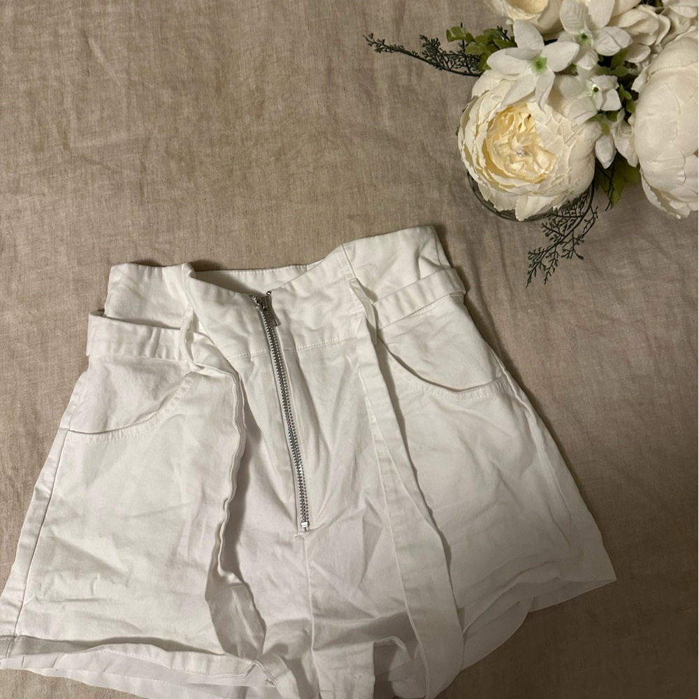 Lovers + Friends high waisted shorts with tie